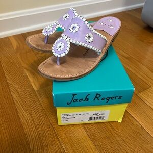 Jack Rogers Lilac Sandals